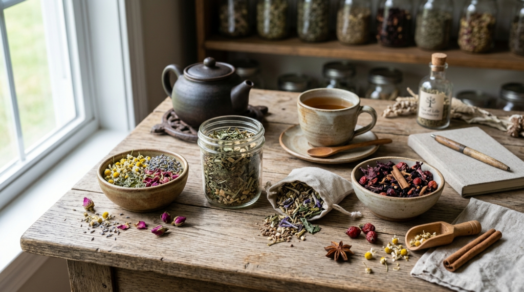 Organic Herbal Tea Blends